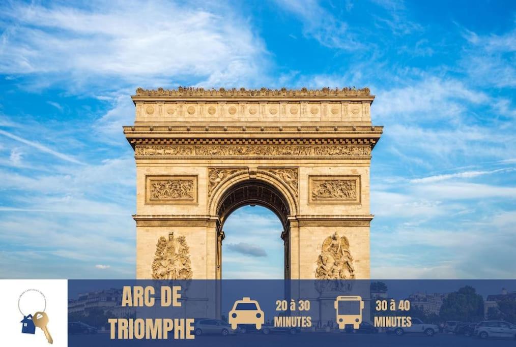 9 Mi From Stade De France - Charming 5-Room 圣但尼 外观 照片